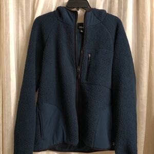 Fila Dark Green Performance Teddy Fleece Jacket